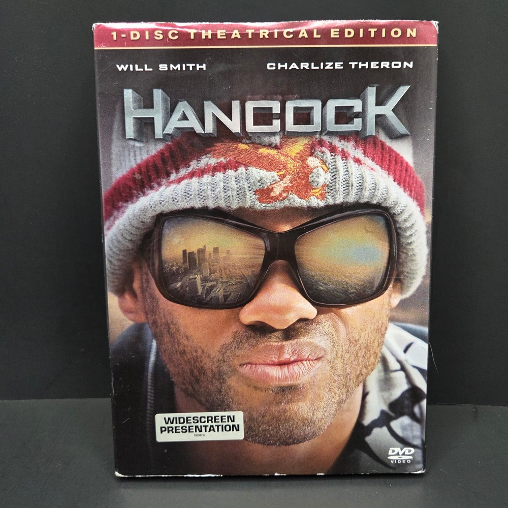 Hancock DVD Theatrical Edition Will Smith Charlize Theron Widescreen Action Film